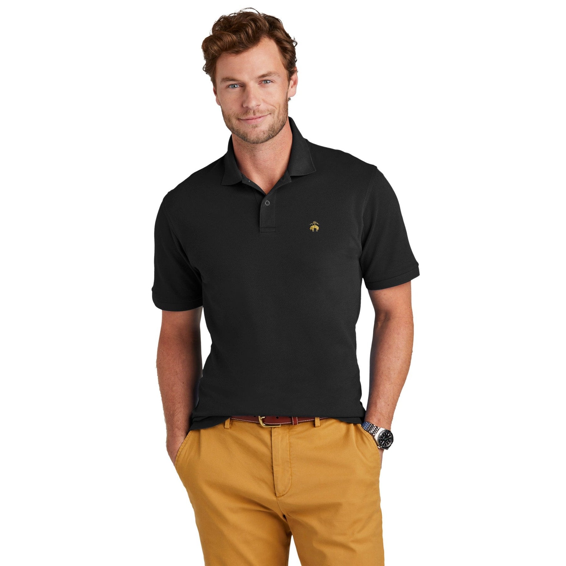 Brooks Brothers-Brooks Brothers® Pima Cotton Pique Polo BB18200-MedTech-2